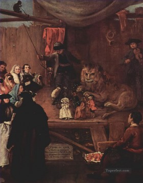 ピエトロ・ファルカ ライオンの檻 1762 Oil Paintings